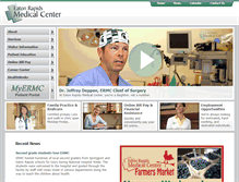 Tablet Screenshot of eatonrapidsmedicalcenter.org